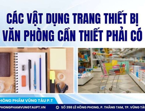 Các vật dụng trang thiết bị văn phòng cần thiết phải có